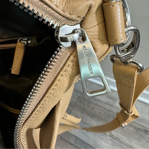 Kelsi Dagger Leather MacKenzie Zipper Satchel Bag - Picture 5 of 11